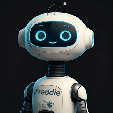 Rappresentazione di Freddie come un assistente virtuale AI.